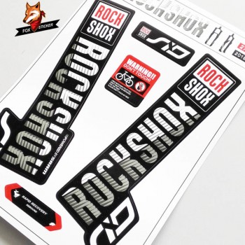 Mountain Bicycle Fork Decal Stickers for rock shox sid 2018